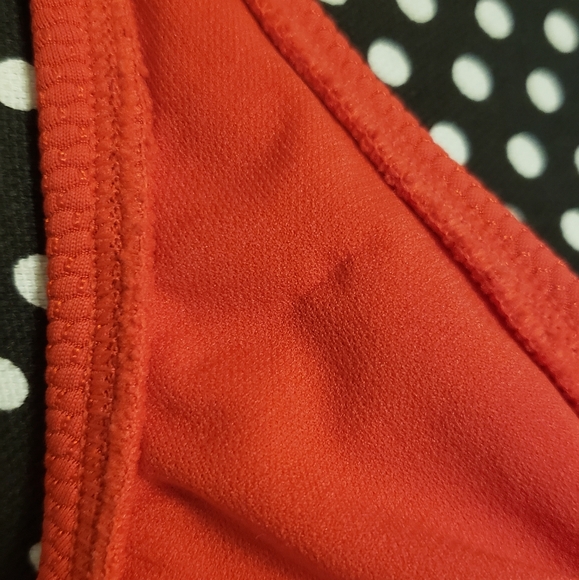 Kona Sol Red Bathing Suit Top Red Adjustable Straps - Picture 9 of 10